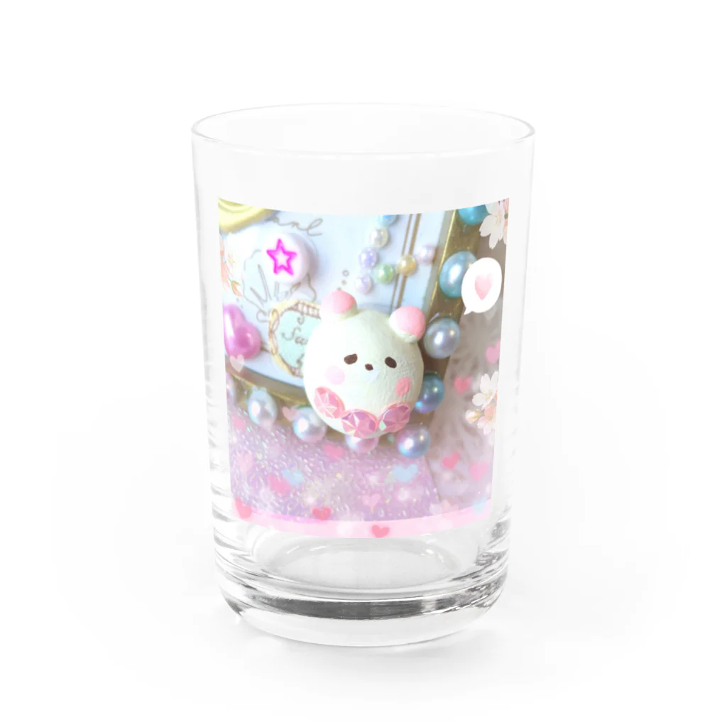 🐅ailove🥰💞🧁のちゅーまる♡ Water Glass :front