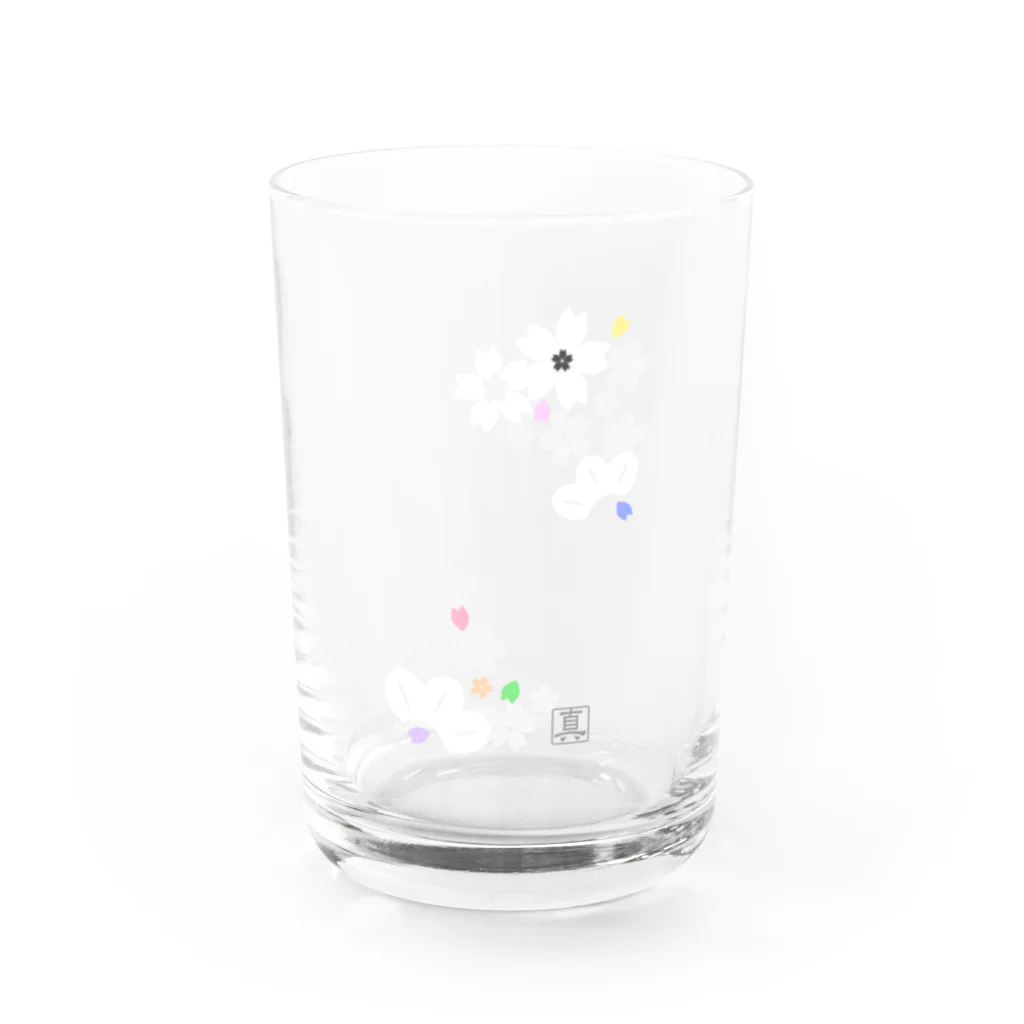HonNeの桜松R（白） Water Glass :front