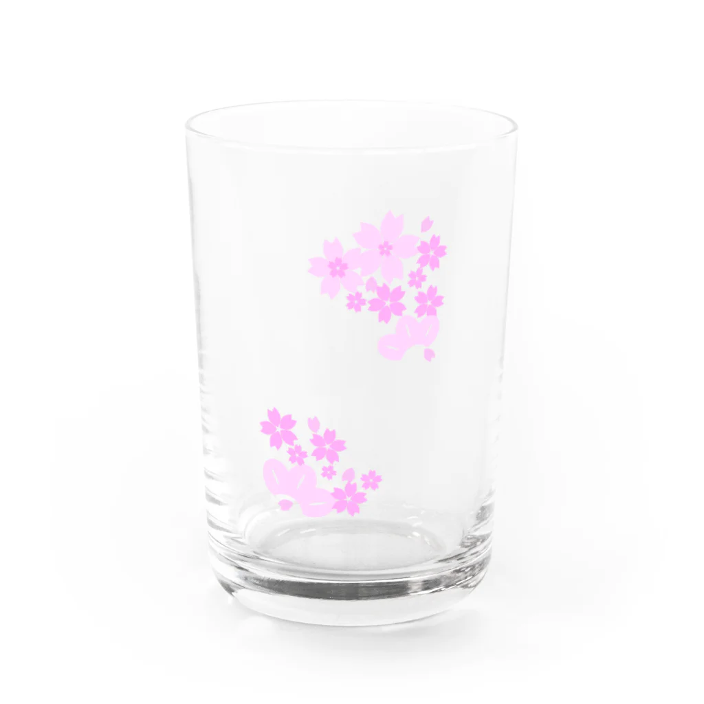 HonNeの桜松R（ピンク） Water Glass :front