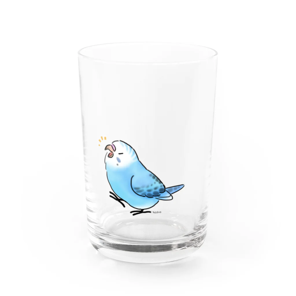 ゆずとろ@インコ･小鳥のごきげんインコ グラス前面