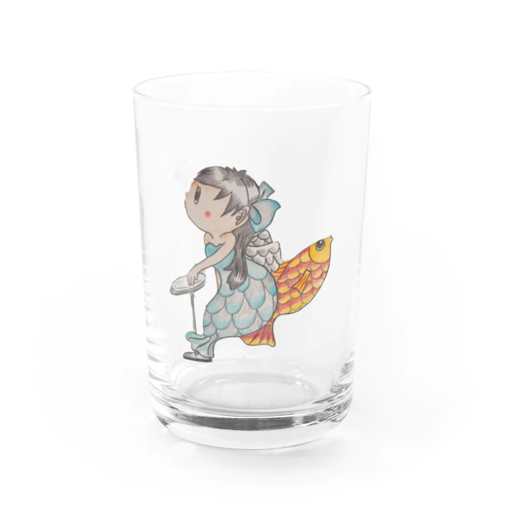 めこちょこのメダカ姫 Water Glass :front