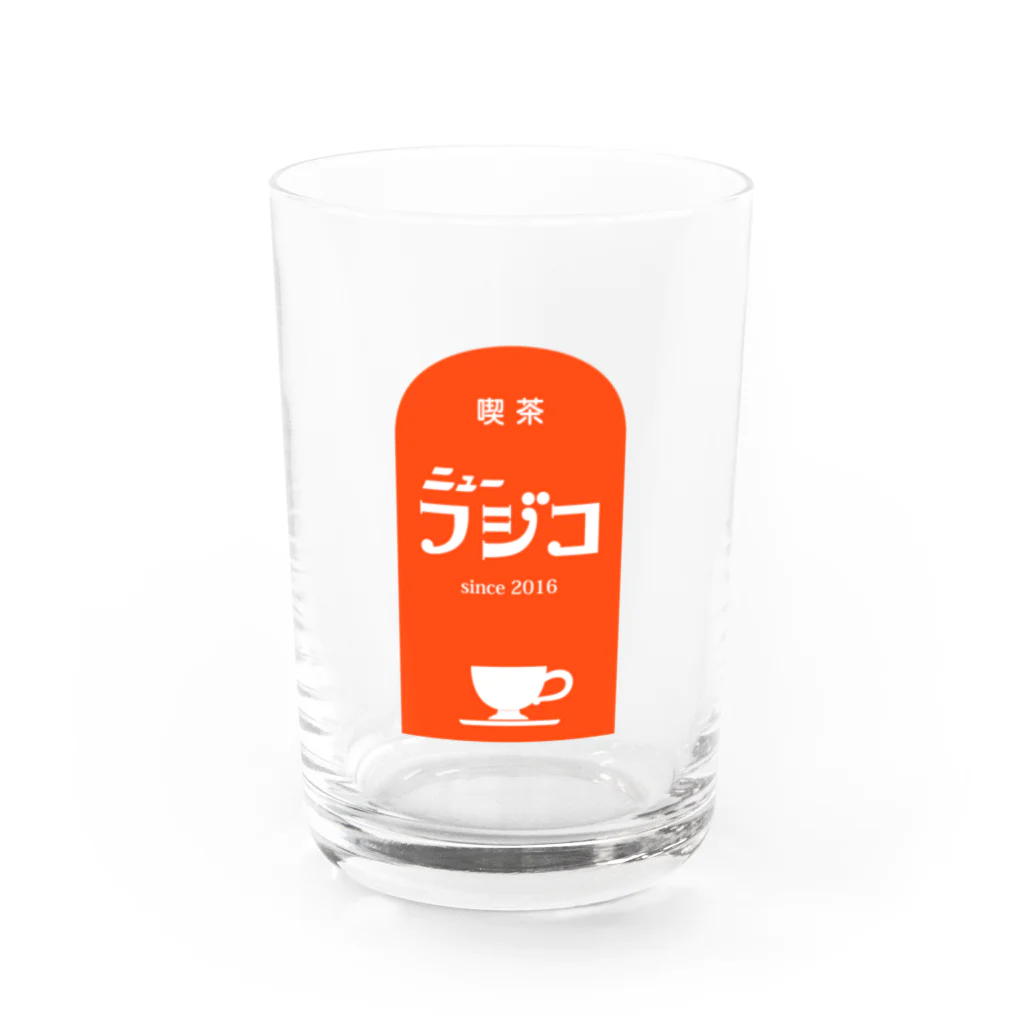 喫茶ニューフジコの喫茶ニューフジコ　純喫茶ロゴグッズ Water Glass :front