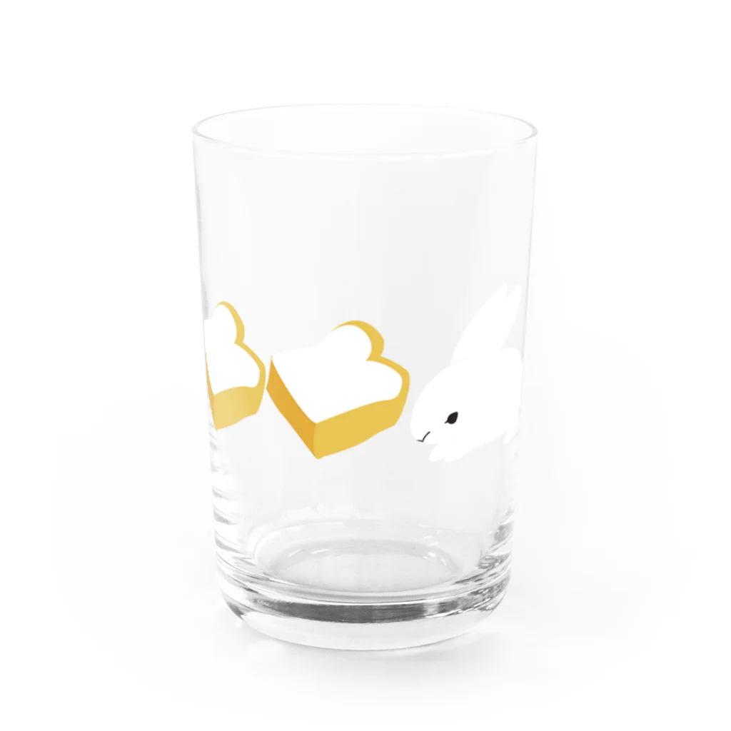 shop　プラグシールのぱんぱんうさぎ Water Glass :front