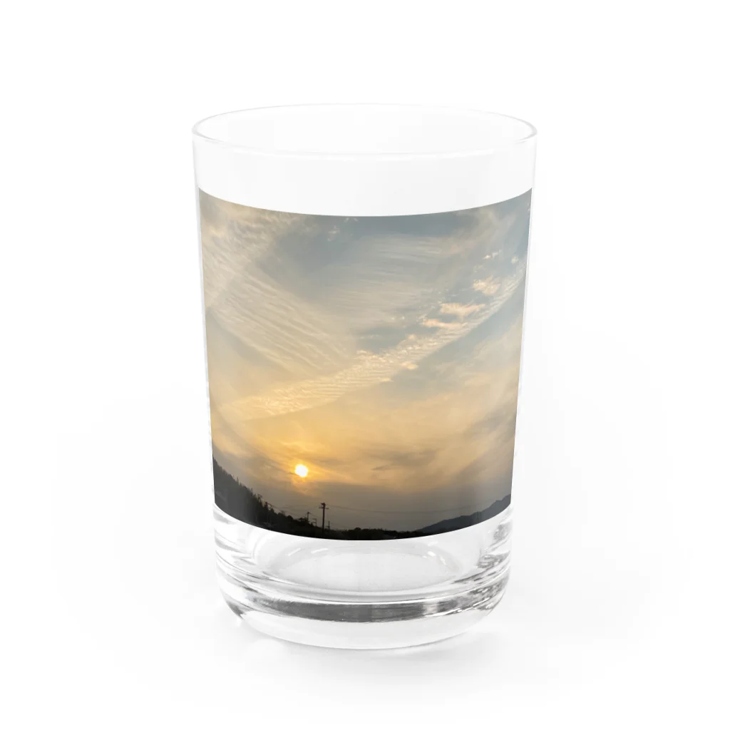 Cielの夕空 Water Glass :front