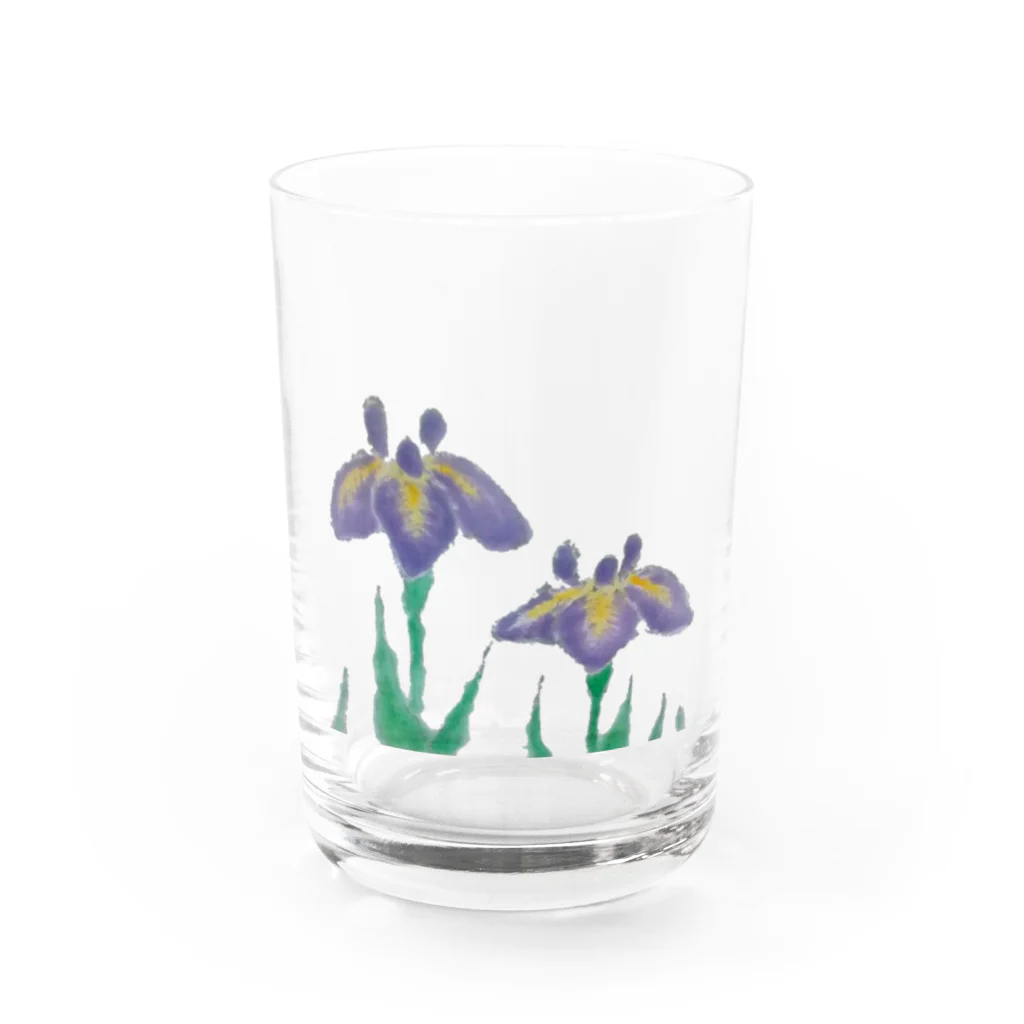 kamuiupopoの花菖蒲 Water Glass :front