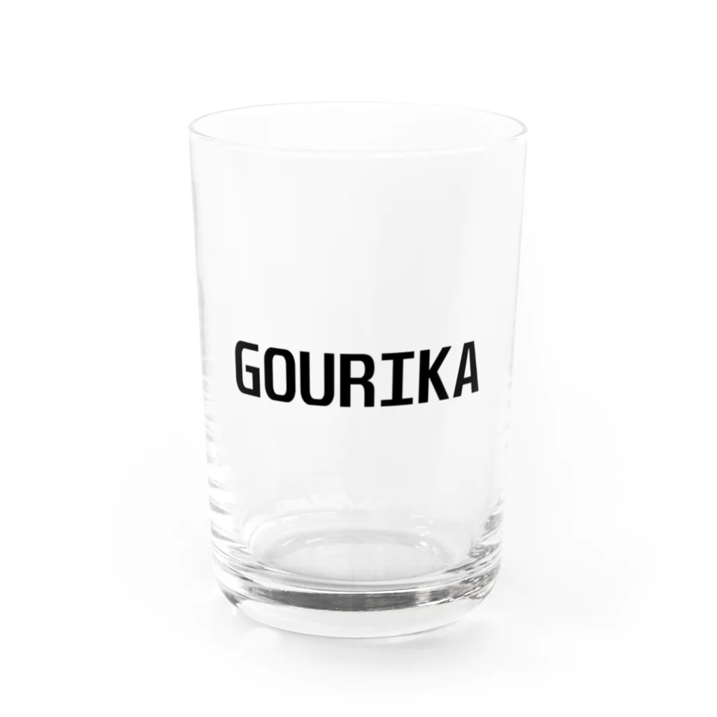 すっぱいぶどうのgourika Water Glass :front