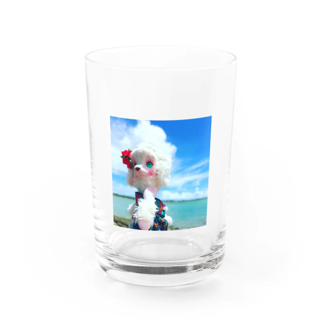 yummy toy boxのプードルのナナ Water Glass :front