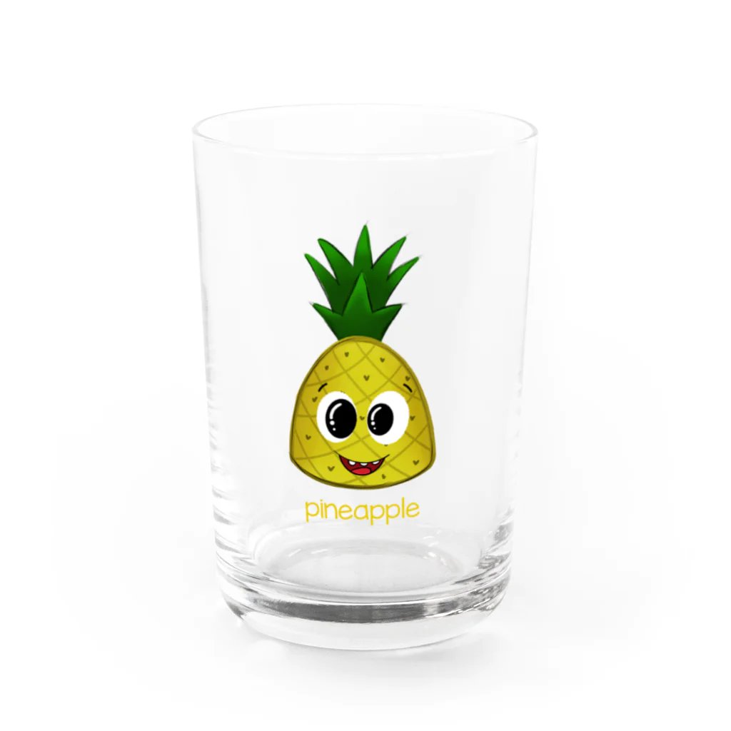 Hey! Kids KidsのCute Pineapple Liam’s English World かわいいパイナップル Water Glass :front