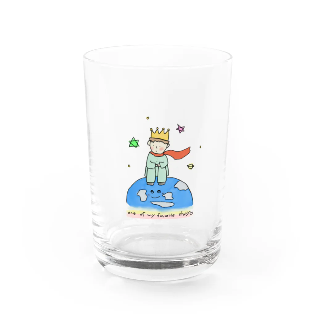 かふぇもかのshopの王子さま Water Glass :front