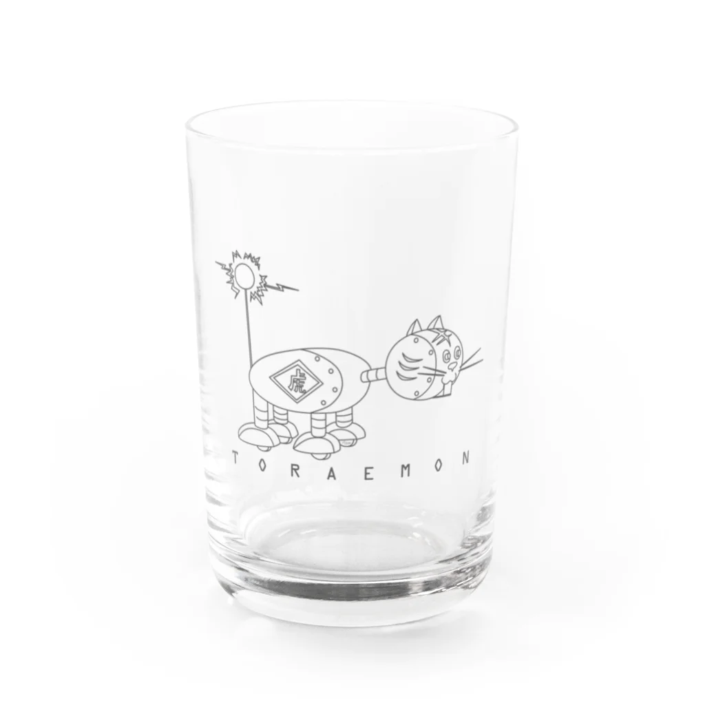 Atco.のトラエモン（猫型ロボット） Water Glass :front