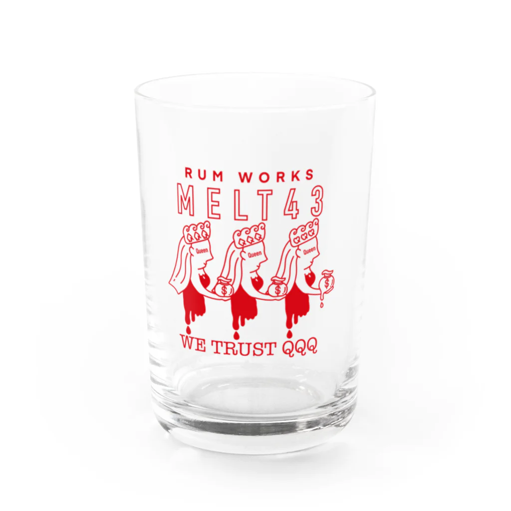 FOR INVESTORS-RUM WORKS (ラムワークス)のQQQ Water Glass :front