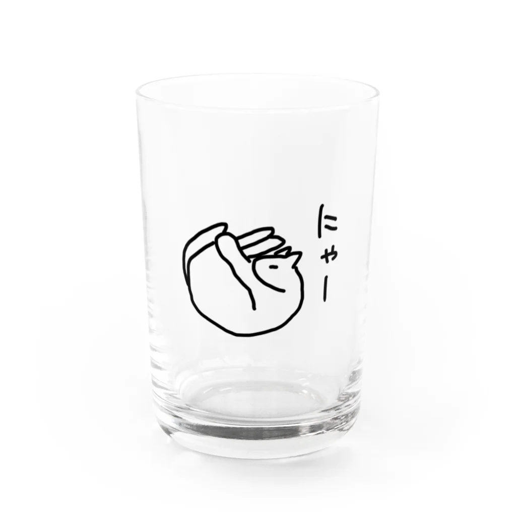 ののの猫屋敷のべぇ Water Glass :front