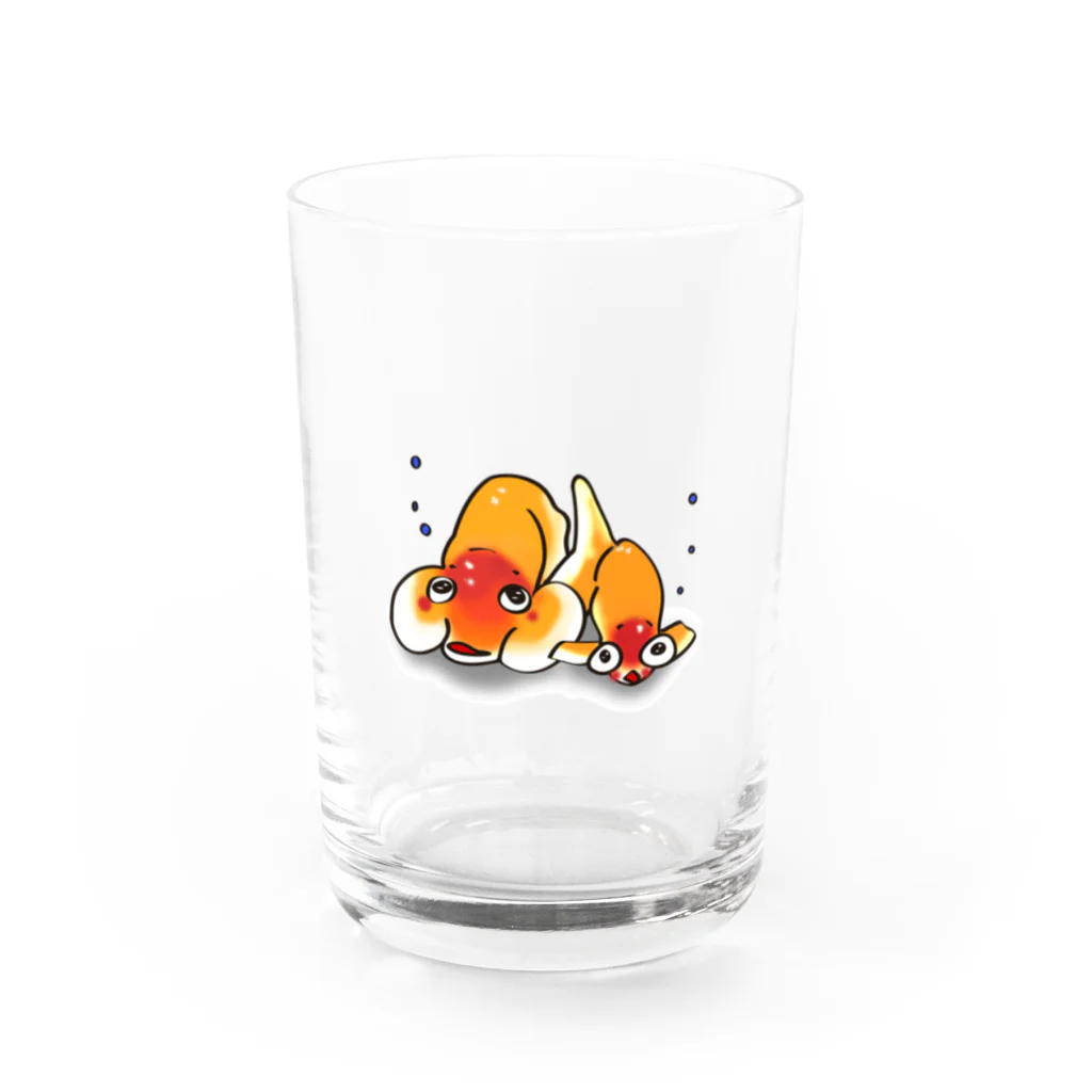 わっちゃんデザインスタジオの「まめまめ水族館」まめとてんちゃん Water Glass :front