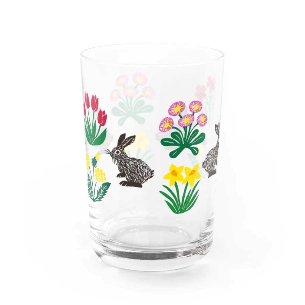 yuko koikeのspring flowers Water Glass :front