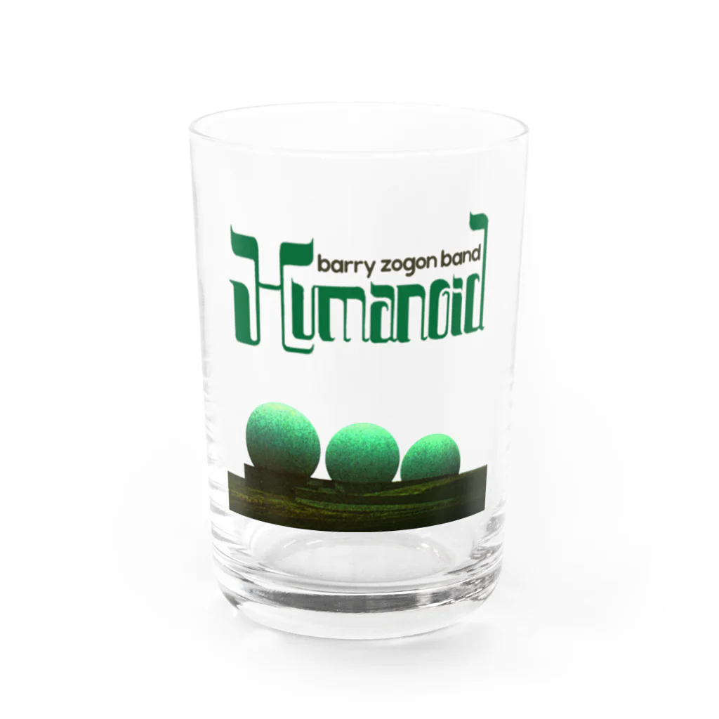 Tanzmit ShopのBarry Zogon Band Humanoid Logo Water Glass :front