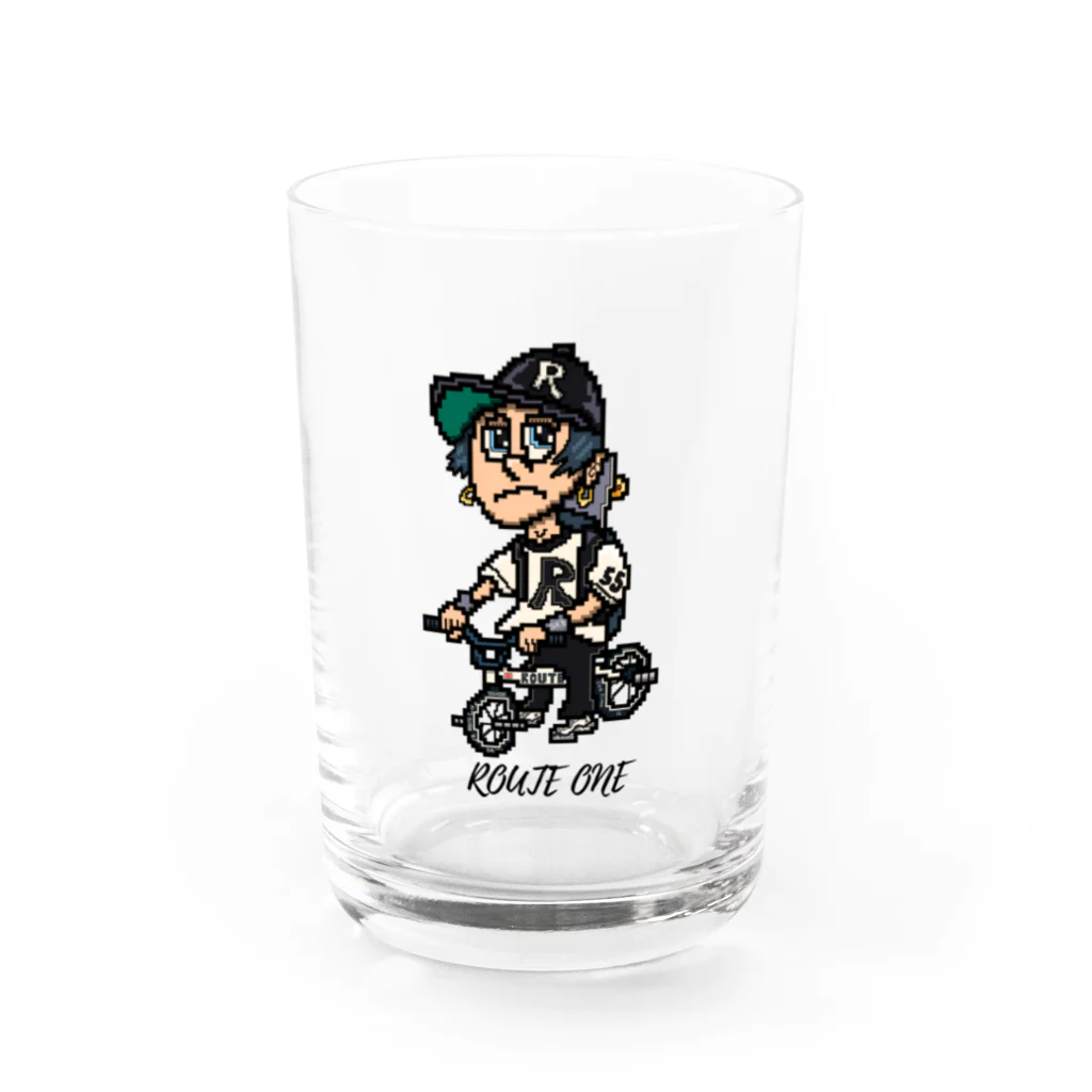 oekaki/ROUTE ONEのROUTE ONE 16 Water Glass :front