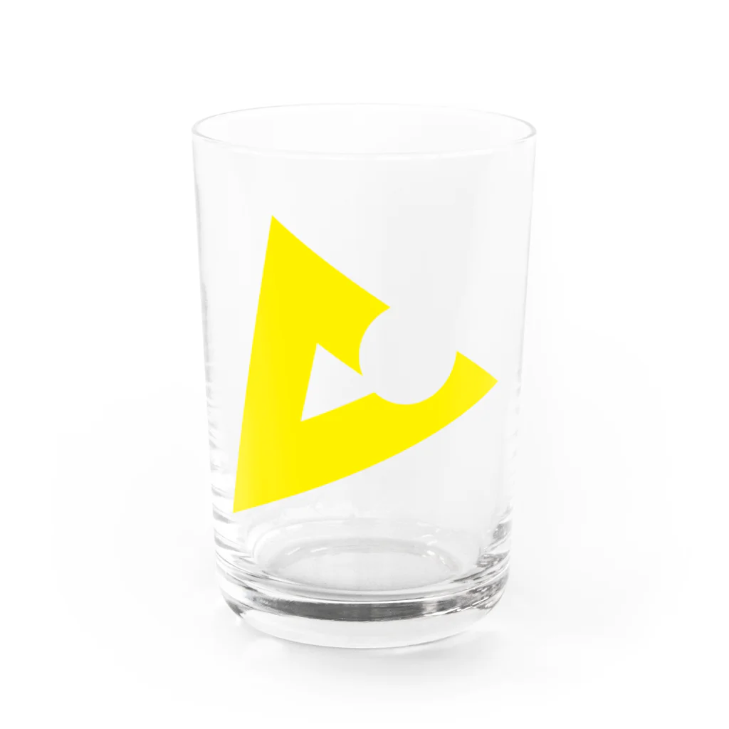 ぽこあころのさんかくホルン Water Glass :front