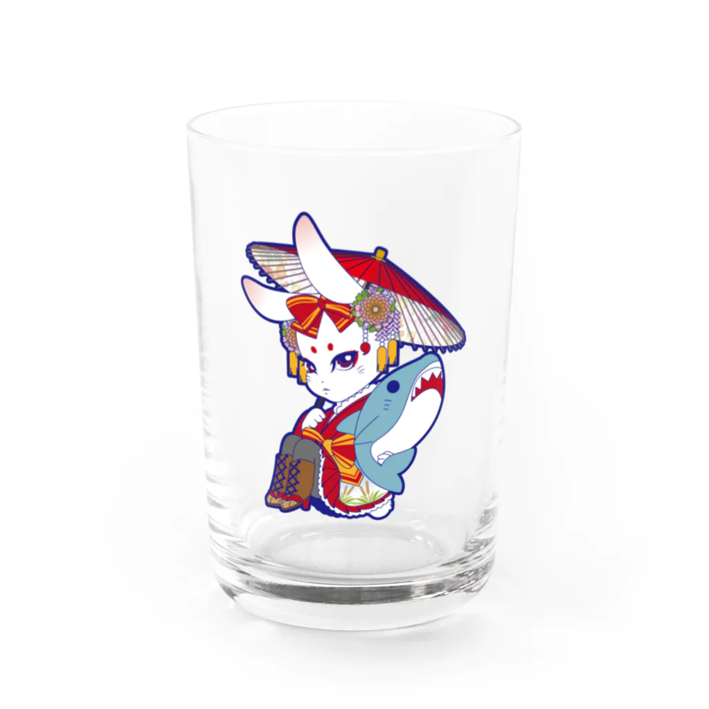 目赤の和兎　弐 Water Glass :front