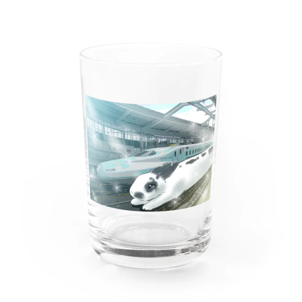 うさぎ王子のしもべのR700系ラビット号 Water Glass :front