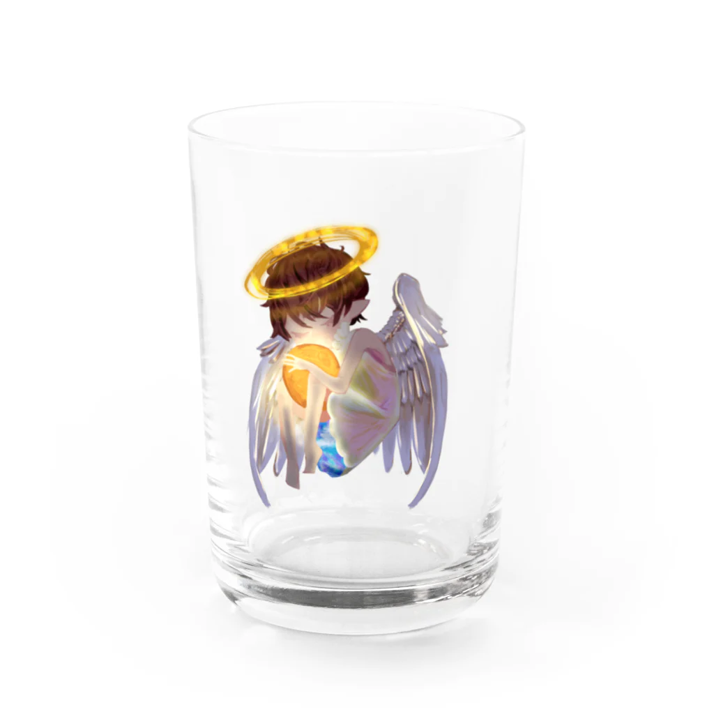 utugi_の天使くん Water Glass :front