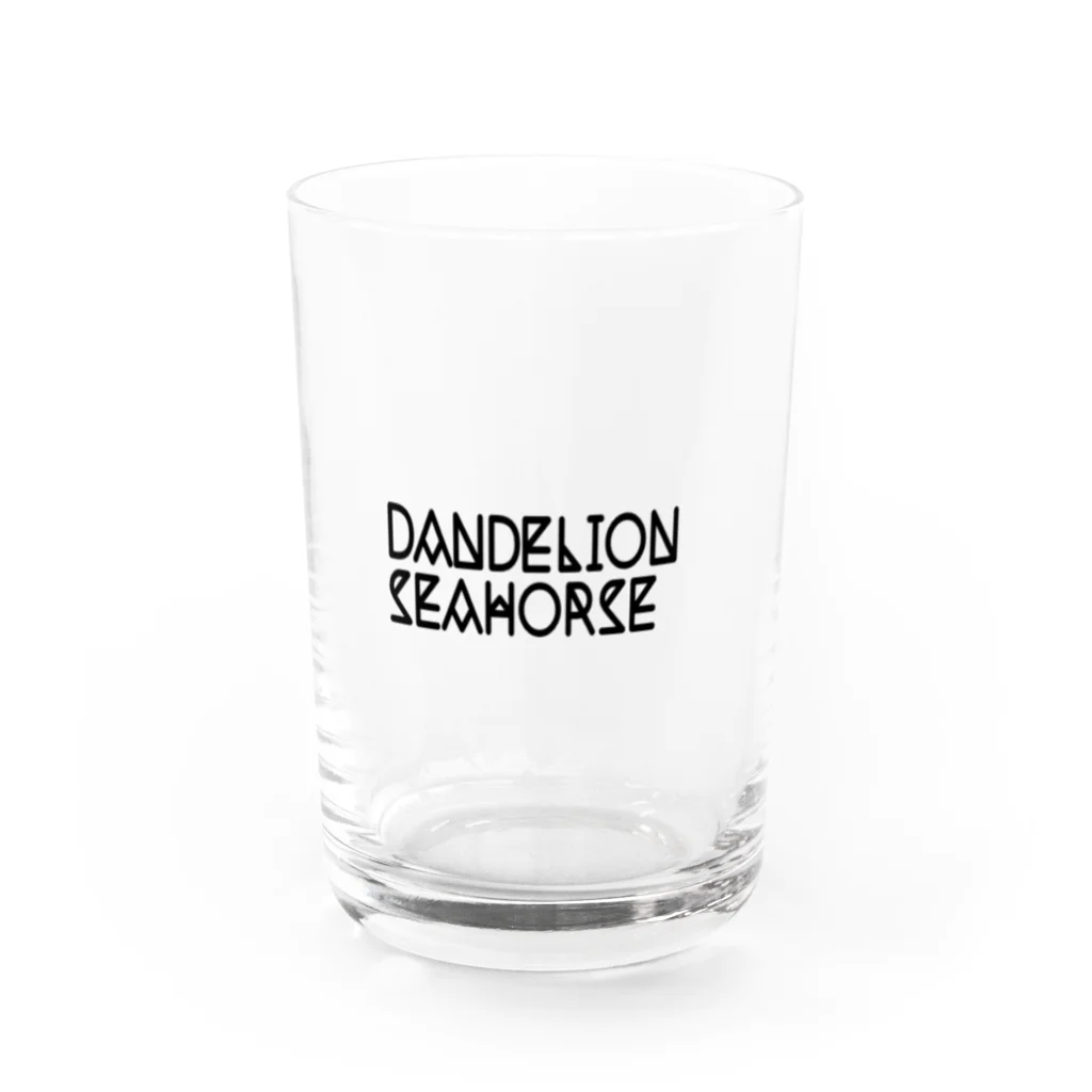 Dandelion Seahorseのいそべ後ろ姿 Water Glass :front