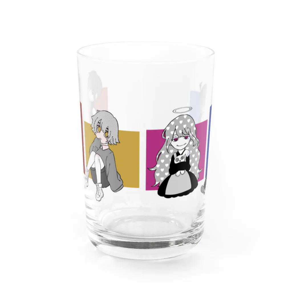 ハッピーポテトパーティーのコップ Water Glass :front