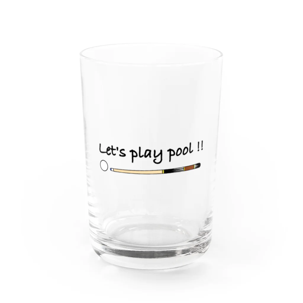 LOCO.AYAのLet’s play pool !!ビリヤードデザイン グラス前面
