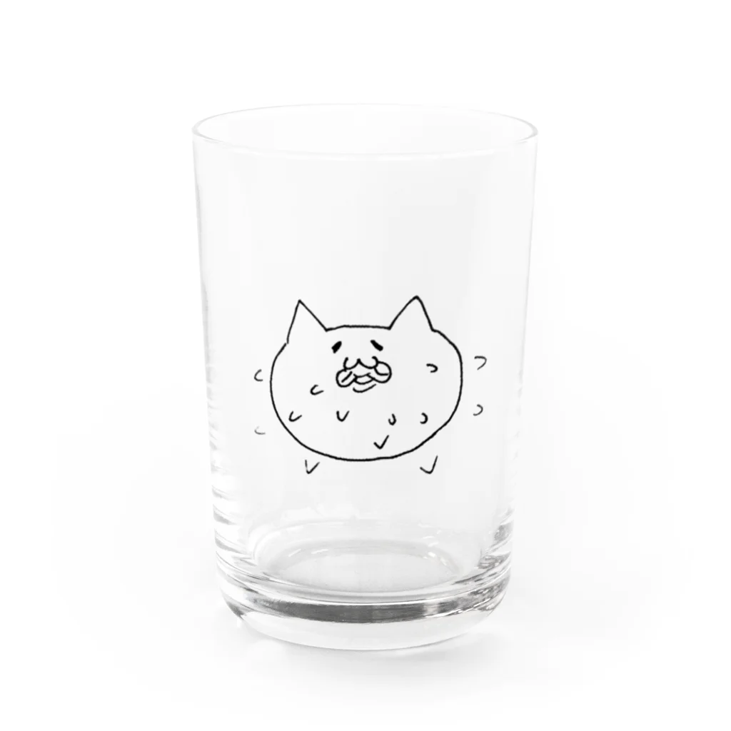 ペロペロネコくんのペロペロネコ Water Glass :front