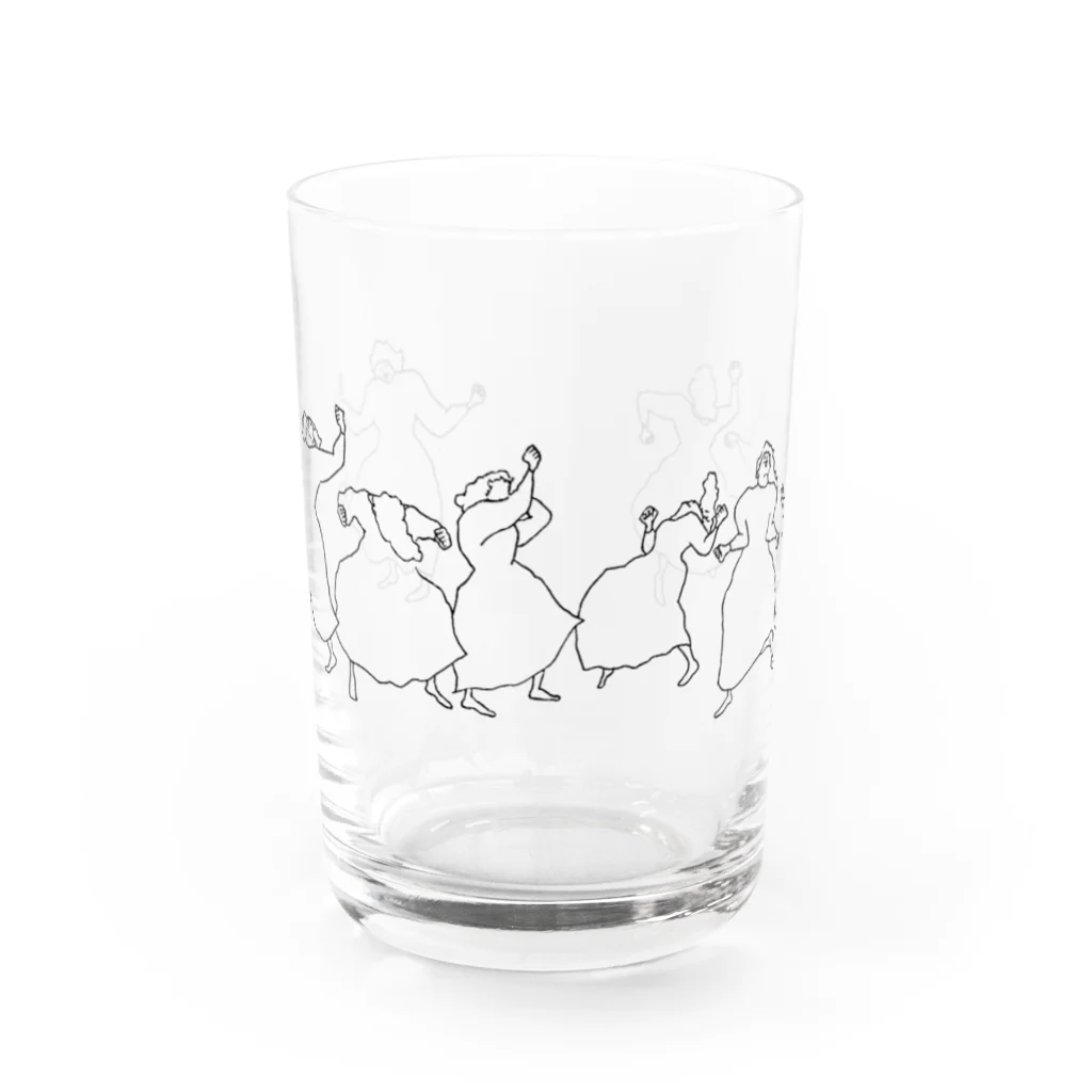 Aico/坪井愛子のdancing girl Water Glass :front