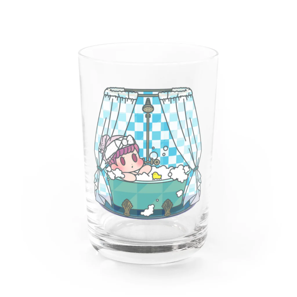 まんまるまろのバスタイム Water Glass :front