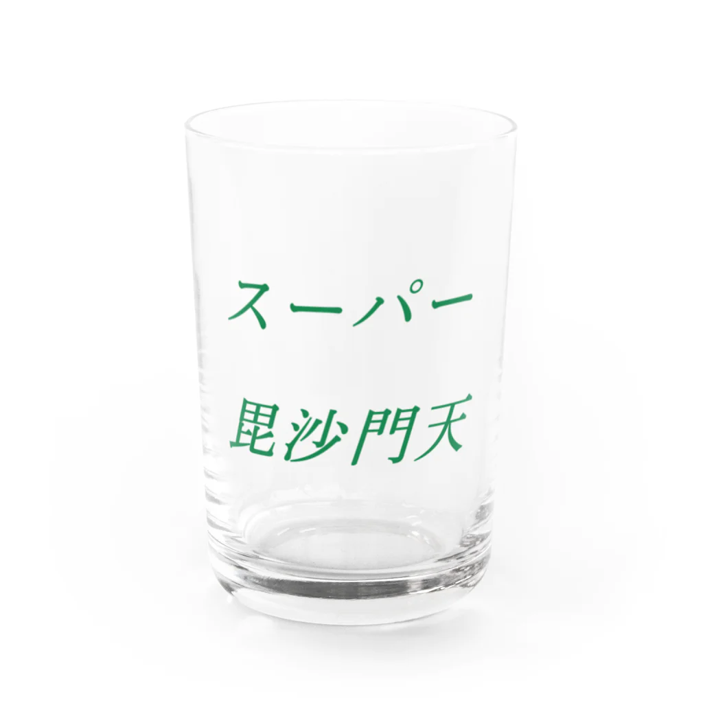 Galapagosのスーパー毘沙門天 Water Glass :front