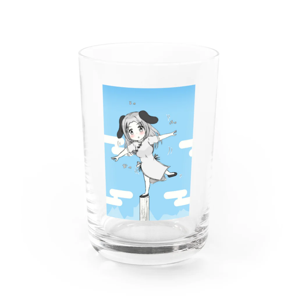 たんれ〜(お仕事募集中)のれあにゃん Water Glass :front