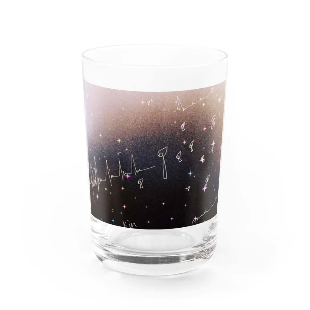 chuu 星と星の狭間にのchuu メッセージ　248 Water Glass :front