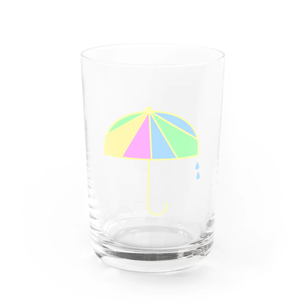 isaisaiisaaのカラフル雨傘 Water Glass :front