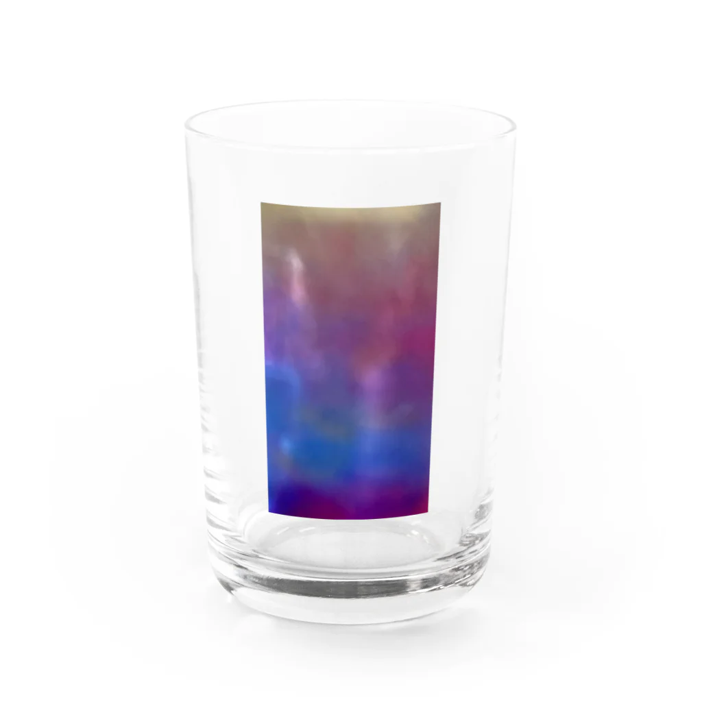 そらもようの偶然の産物 Water Glass :front