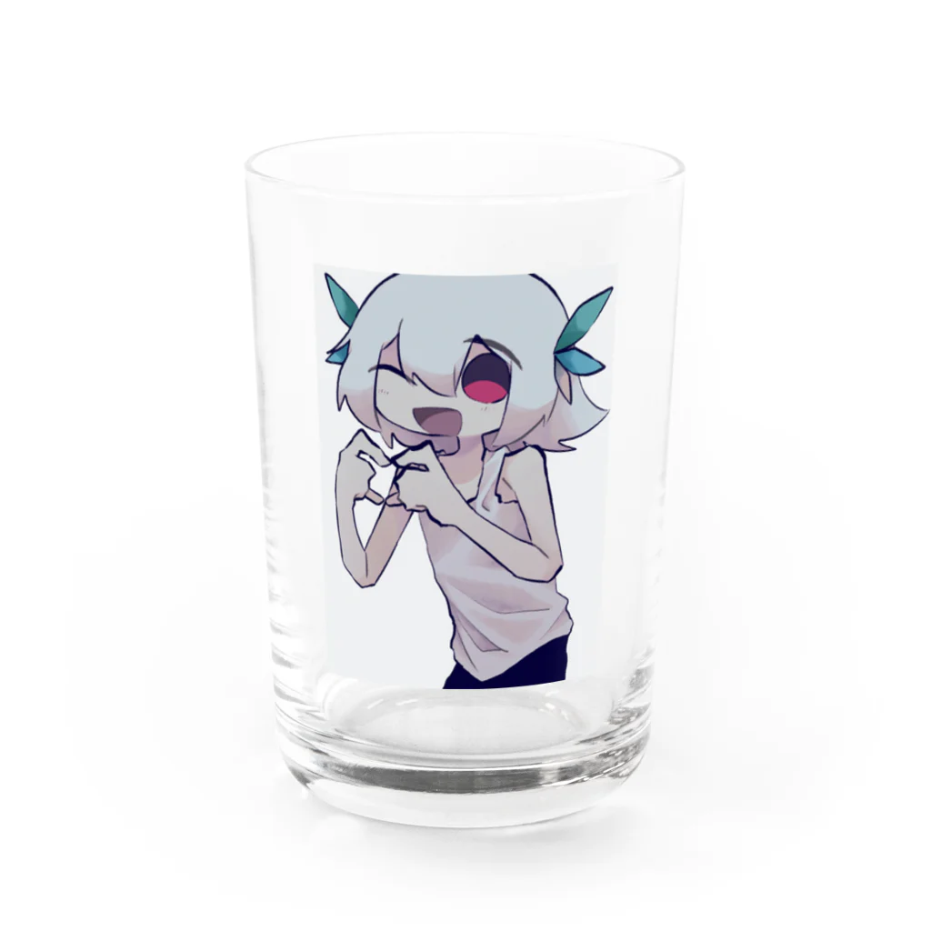 年月日のショップの代理ちゃん Water Glass :front