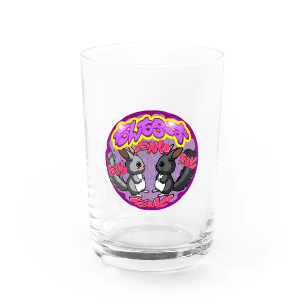 Chinchilla’ｓ（ちんちら～ず）のちんちら～ず　ぷいん Water Glass :front