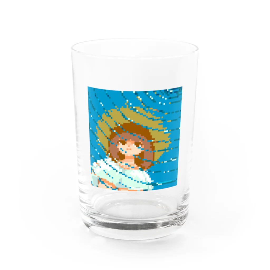 あおおにぎりの返照 Water Glass :front