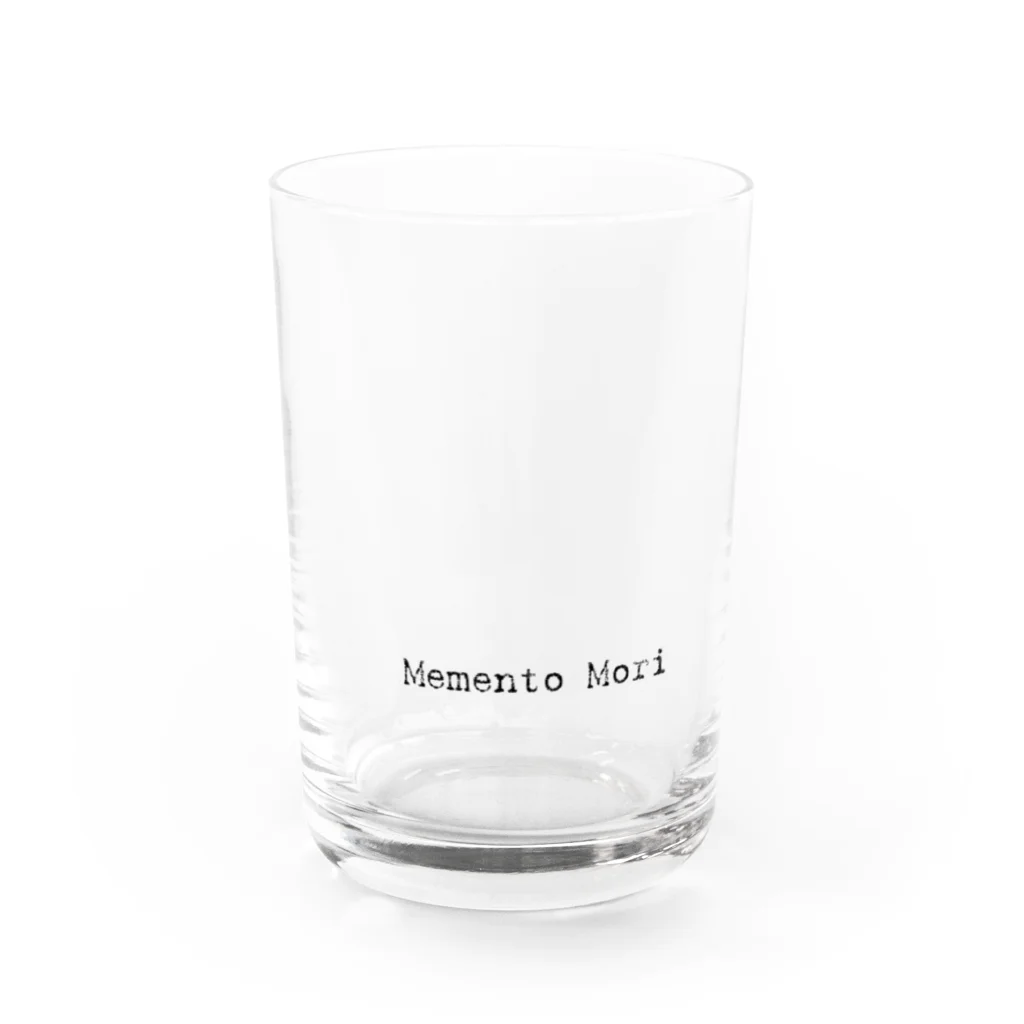 SoranoのMemento Mori Water Glass :front
