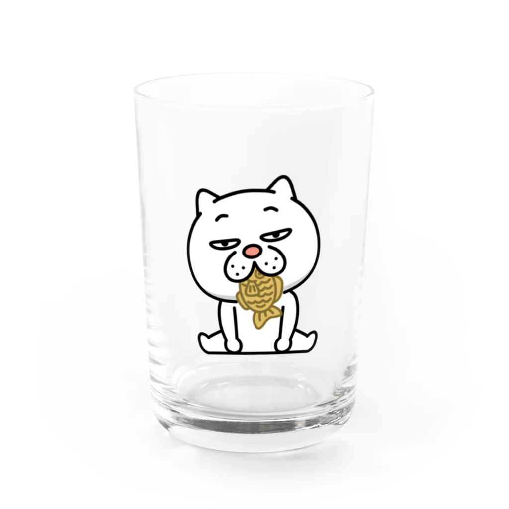 セイコウ スタンプのウザ～～い猫　タイ焼き Water Glass :front