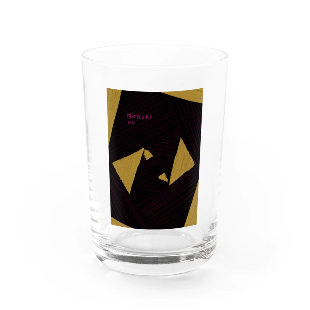 春先の源氏物語　28帖「野分」 Water Glass :front