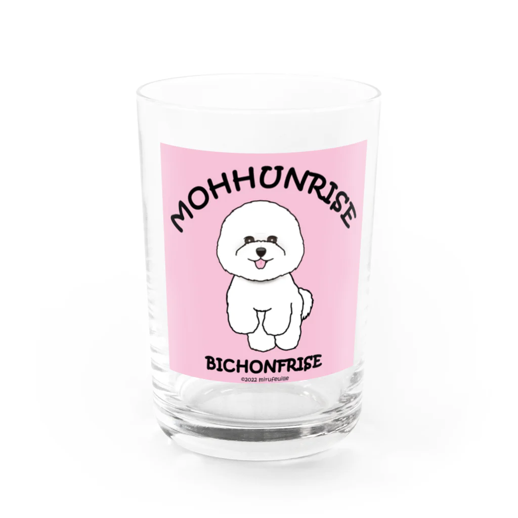 ミルフィーユ(Mirufeuille)のMOHHUNRISE(P) Water Glass :front