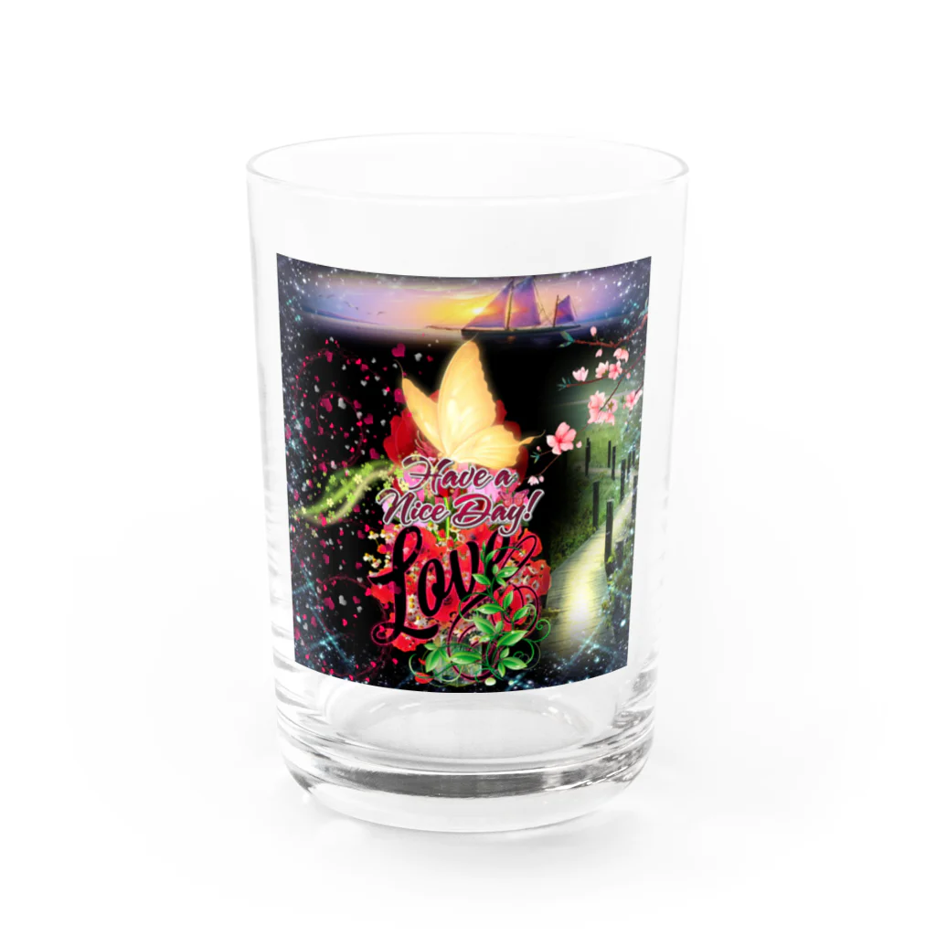 𝓜𝓲𝓡𝓮𝓶💋（ミレムKiss）のLove is mother Water Glass :front