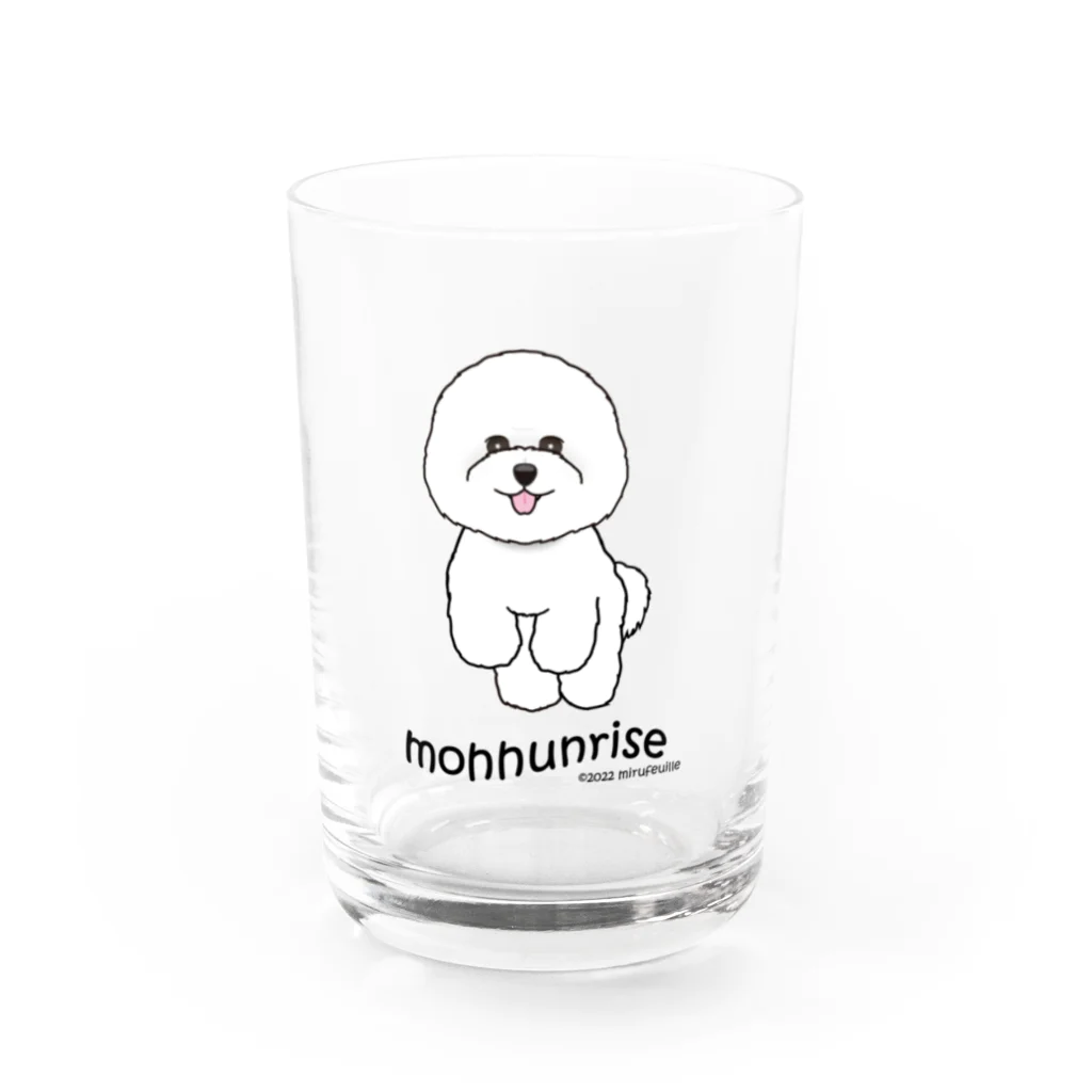 ミルフィーユ(Mirufeuille)のmohhunrise もっふんリーゼ Water Glass :front