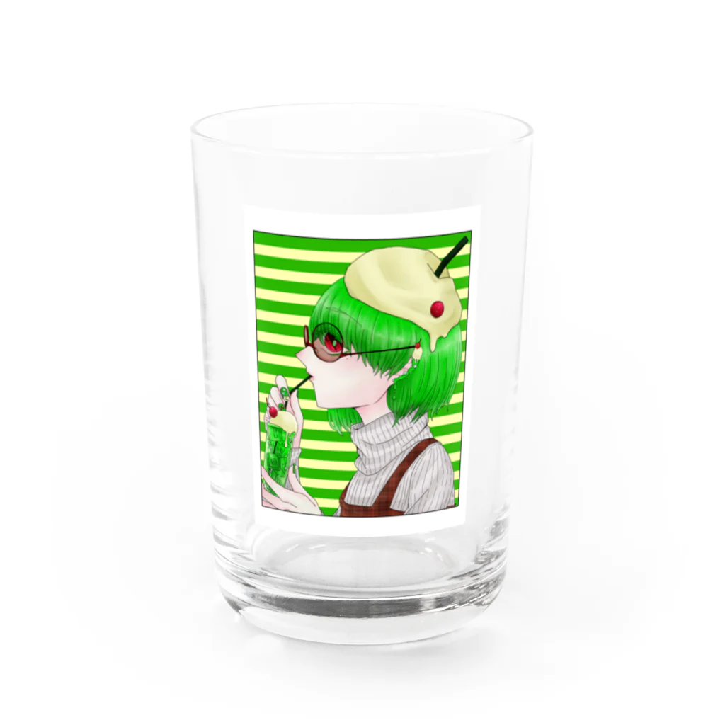 華唄堂の身も心も Water Glass :front