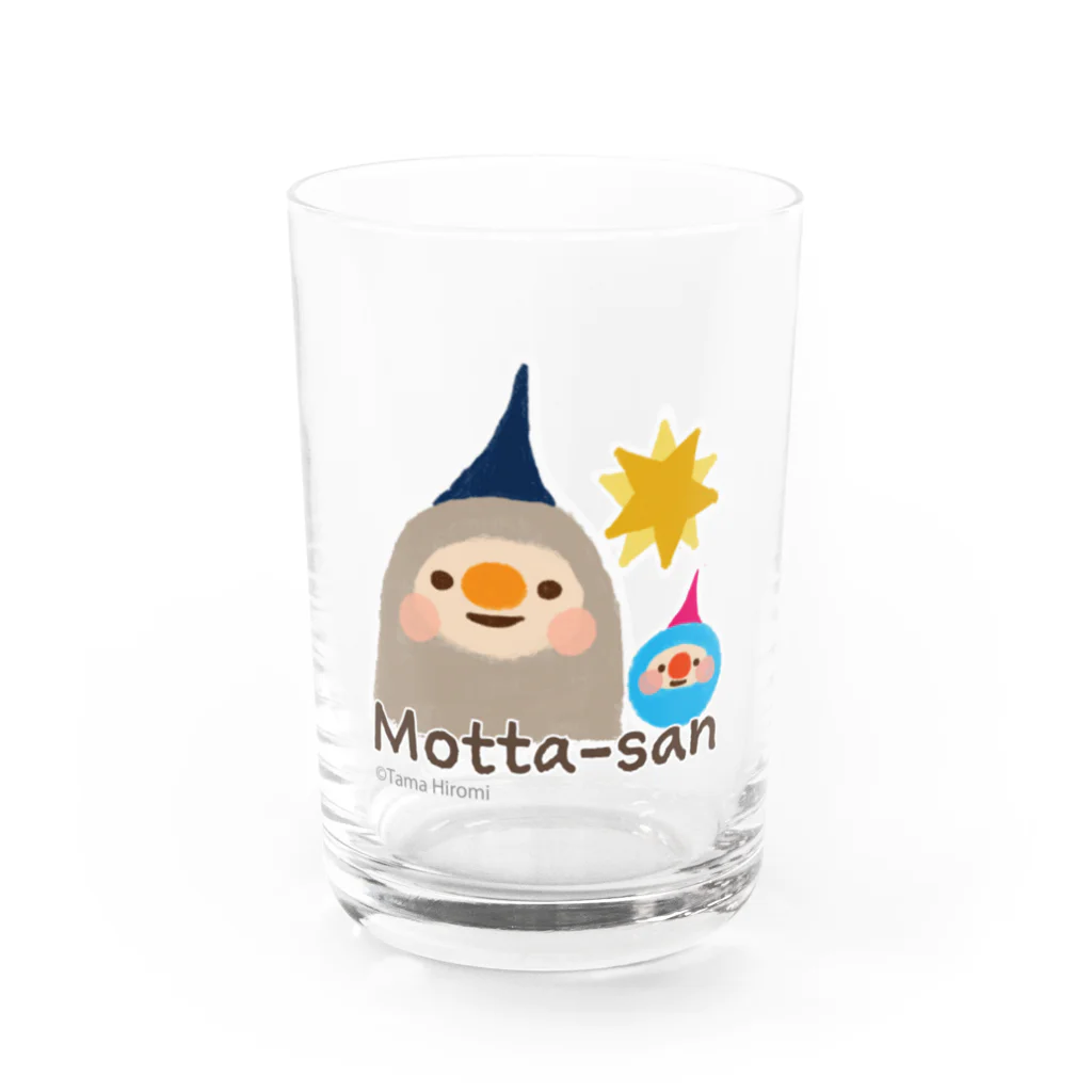 たまひろみShopの星のモッタさん Water Glass :front