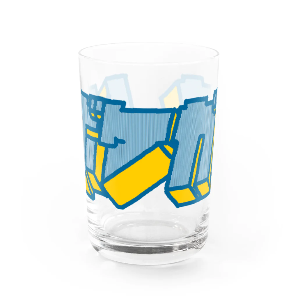 とぼけがおのhiscore tobokegao logo normal Water Glass :front