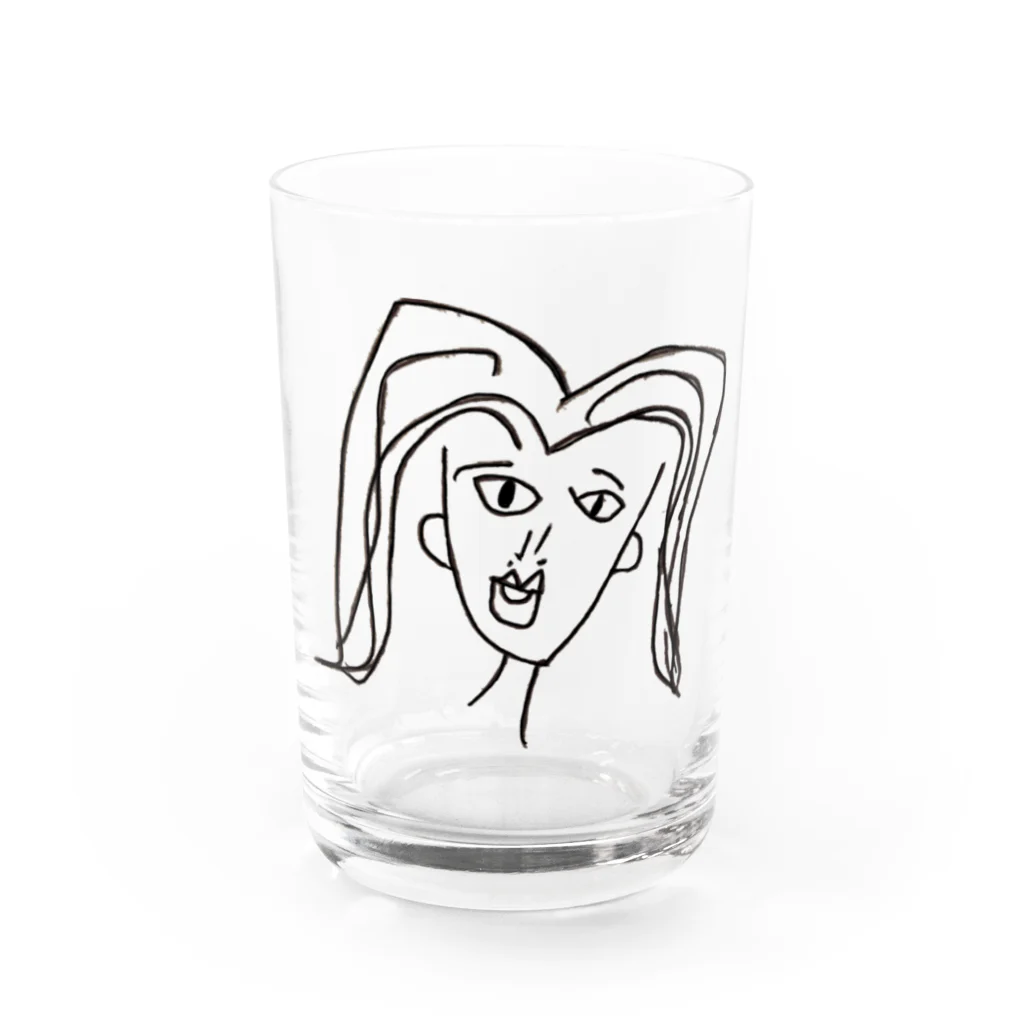 ケ・セラ・セラの水瓶座の女 Water Glass :front