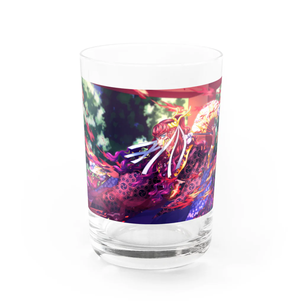 忘却商店の雅姫朧 Water Glass :front