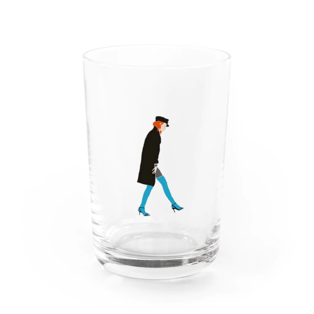 Saya Satoのロシアの女の子 Water Glass :front